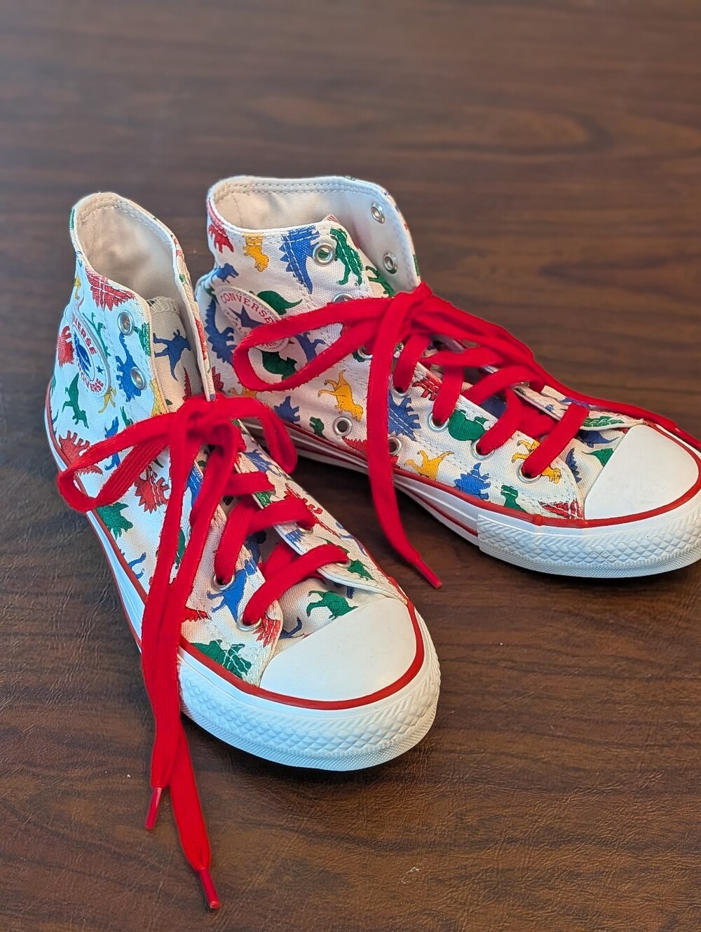 Converse Hi Tops Chuck Taylor Dinosaur Dinoverse Authentic Sneakers High Top